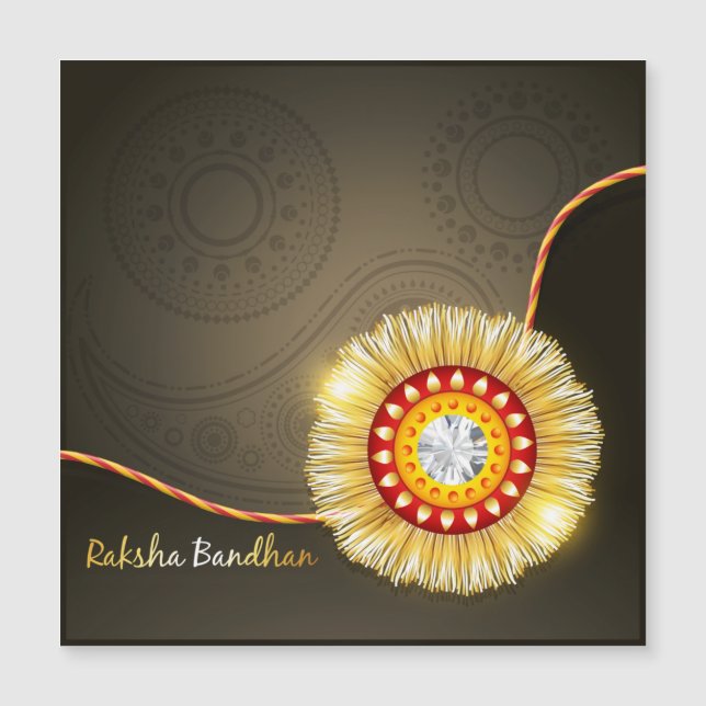 Raksha Bandhan, Rakhi-diamanten (Framsida)