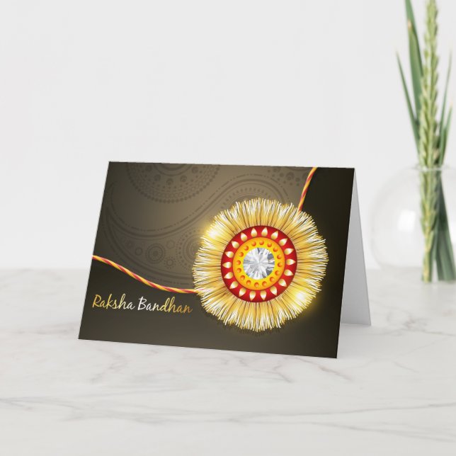 Raksha Bandhan, Rakhi-diamanten Kort (Framsida)