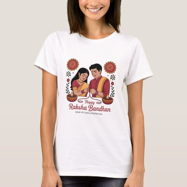 Raksha Bandhan Womens Basic T-Shirt (Framsida)