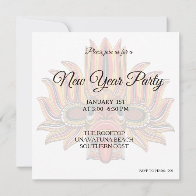 Raksha Inbjudningar (Baksida)