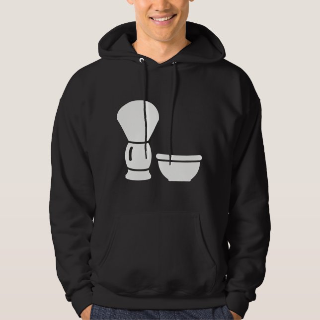 Rakskål för herrar hoodie (Framsida)