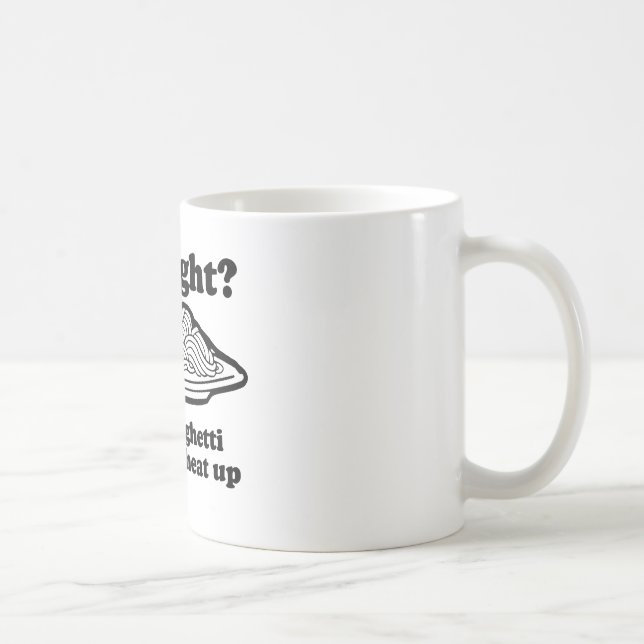 RAKSTRÄCKA? Är så spagetti Kaffemugg (Höger)