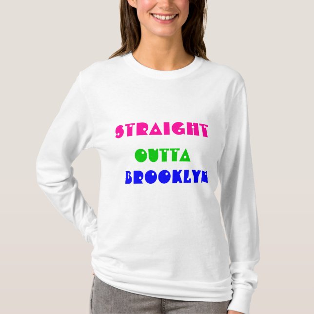 RAKSTRÄCKA BROOKLYN, OUTTA T-SHIRT (Framsida)