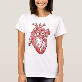 Raksträcka från hjärtagåvorna för medicinska Nerds T Shirt