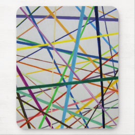 Raksträcka men färgrikt musmatta
