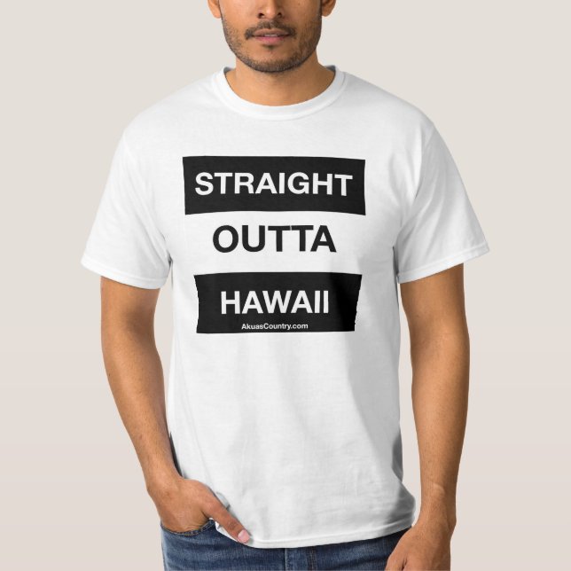RAKSTRÄCKA OUTTA HAWAII T-SHIRT (Framsida)