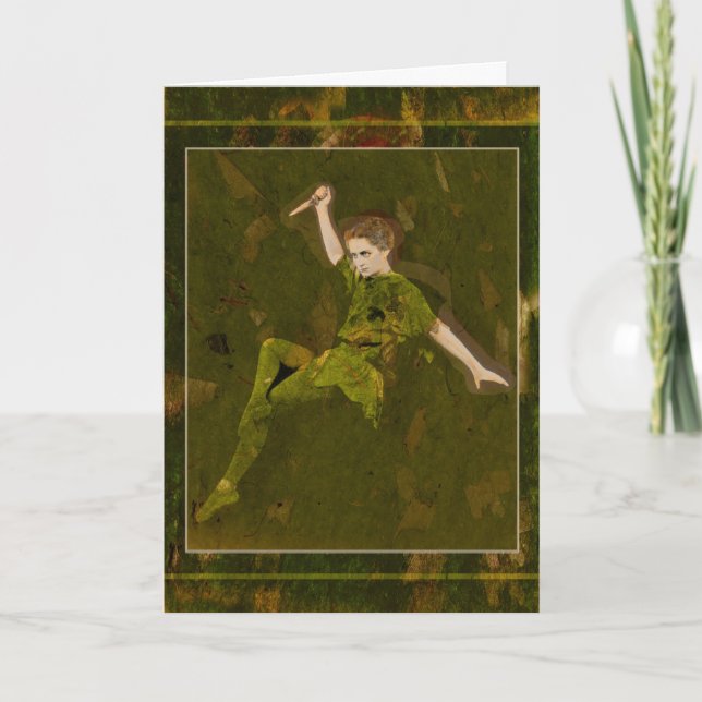 Raksträcka på kassalådamorgon helgkort (Framsida)