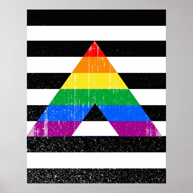 Rakt Ally-Pride är stört Poster (Framsidan)