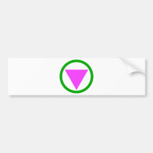 Rakt bundsförvantsymbol bildekal