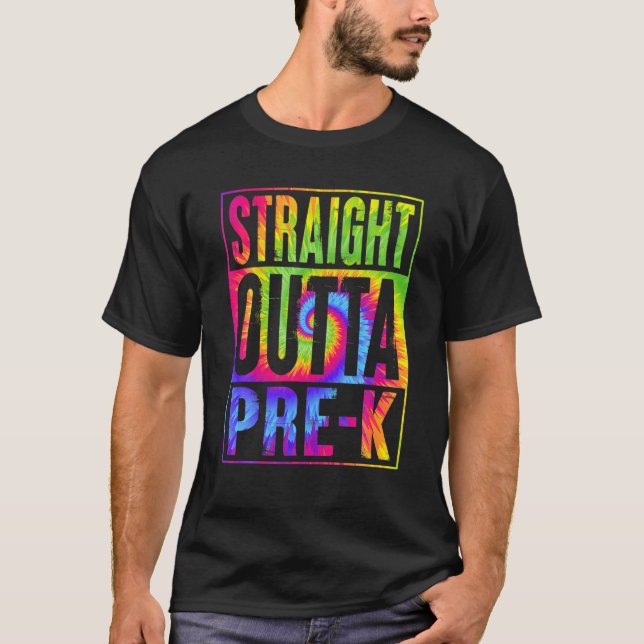 Rakt före K Preschool Back to school T Shirt (Framsida)