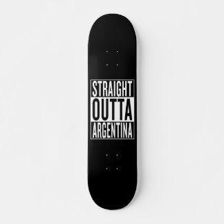 rakt från Argentina Skateboard Bräda 19,5 Cm