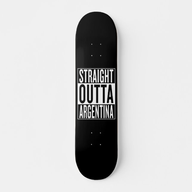 rakt från Argentina Skateboard Bräda 19,5 Cm (Framsida)