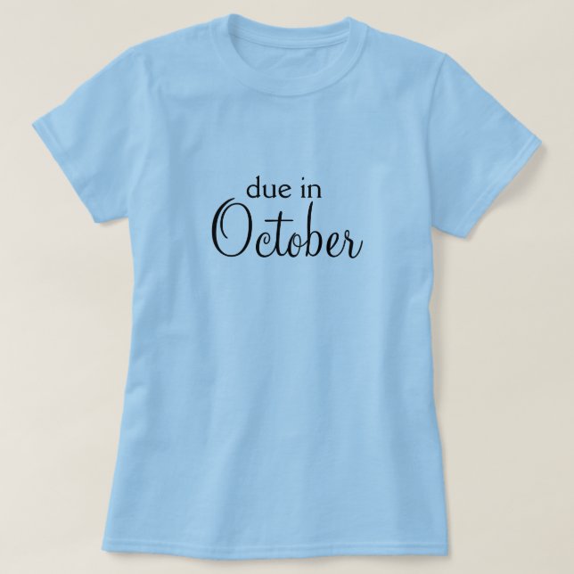 Rakt i Oktober! Tee (Design framsida)