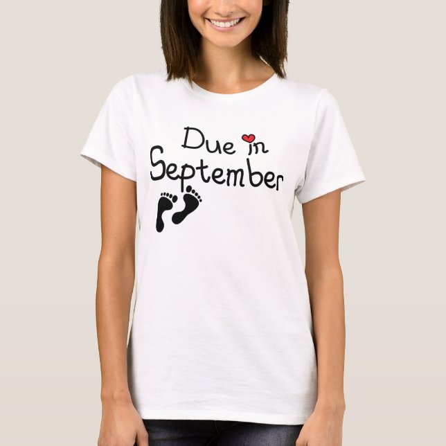 Rakt i September Tee (Framsida)