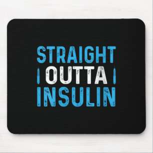 Rakt kvinnligt insulin Insulin V-nacke Musmatta