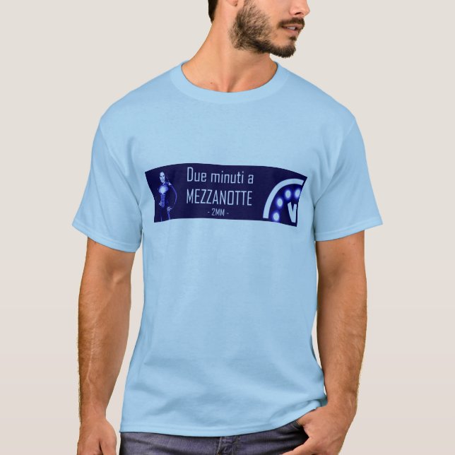 Rakt Minuti en Mezzanotte officiellt-skjorta T-shirt (Framsida)