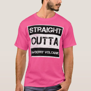 Rakt monument över nybärsmonument över vulkaniska t shirt