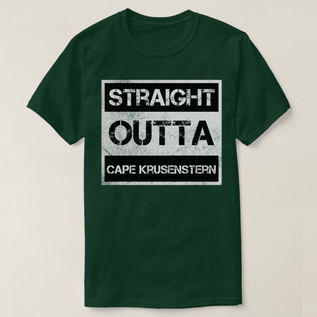 Rakt nationalmonument över Kap Krusenstern T Shirt (Design framsida)