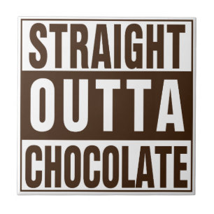 Rakt Outta Brown Chocolate Kakelplatta