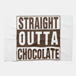 Rakt Outta Brown Chocolate Kökshandduk