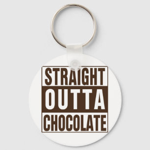 Rakt Outta Brown Chocolate Nyckelring