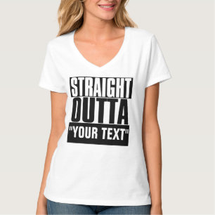 RAKT OUTTA DIN TEXT T-Shirt