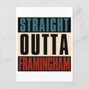 Rakt Outta Framingham Massachusetts MORSA Vykort