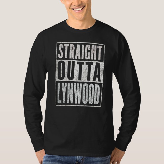 Rakt Outta Lynwood T Shirt (Framsida)