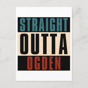 Rakt Outta Ogden Utah UT Vykort