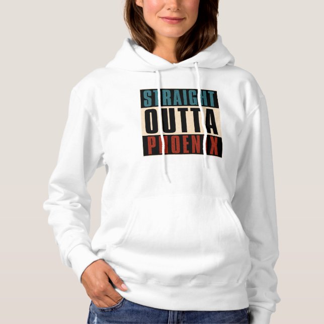 Rakt Outta Phoenix Arizona AZ USA T Shirt (Framsida)