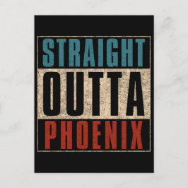 Rakt Outta Phoenix Arizona AZ USA Vykort