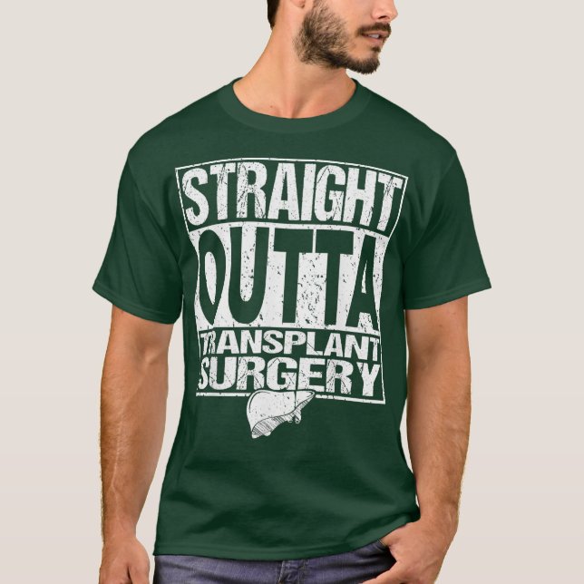 RAKT OUTTA Shirt Liver Organtransplantat T (Framsida)
