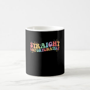 Rakt på Helt enkelt Groovy HBTQ Gay Lesbisk Kaffemugg