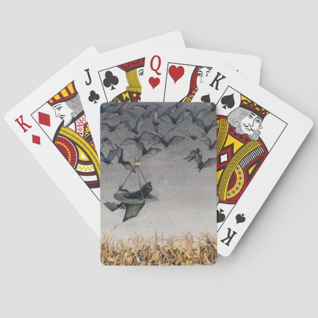 Rakt på till morgon-uppspelningskort casinokort (Baksidan)