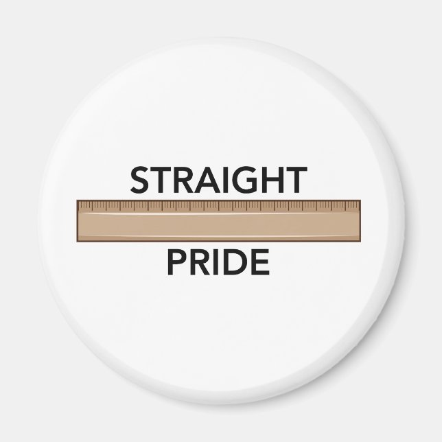 Rakt Pride Magnet (Framsidan)
