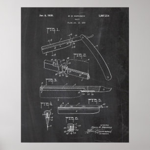 Rakt rakknivpatent poster