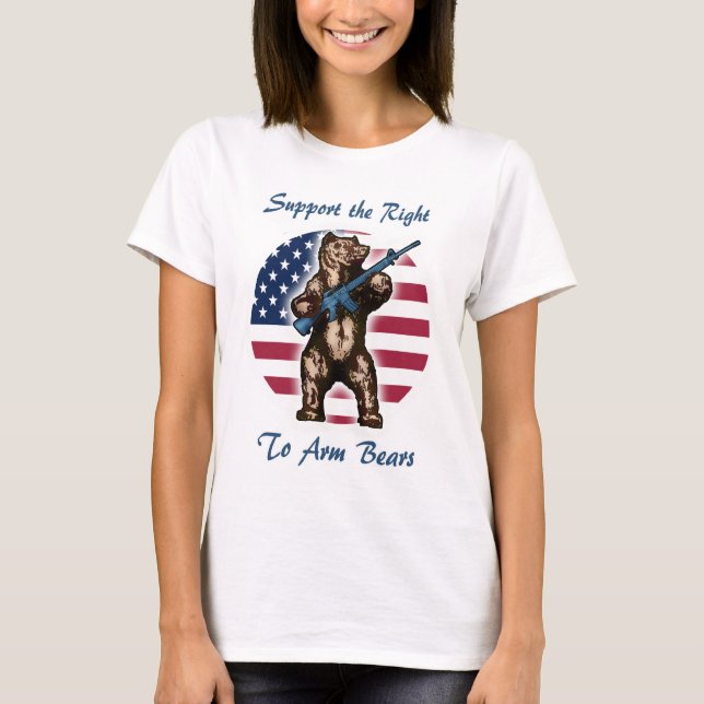 Rakt till armbjörnarna tee shirt (Framsida)