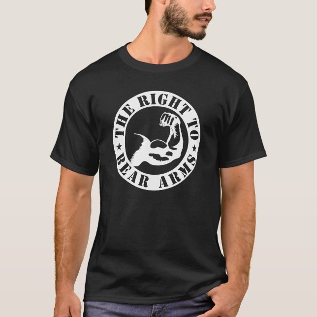 rakt till björnärmar t shirt (Framsida)