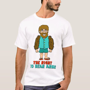Rakt till björnärmar tee shirt