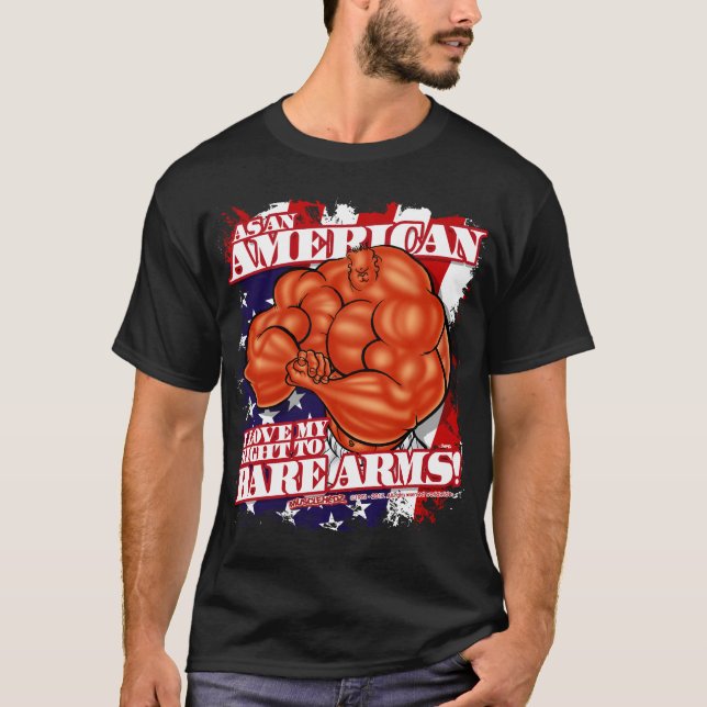 Rakt till den KALA ÄRMAR! Tee Shirt (Framsida)