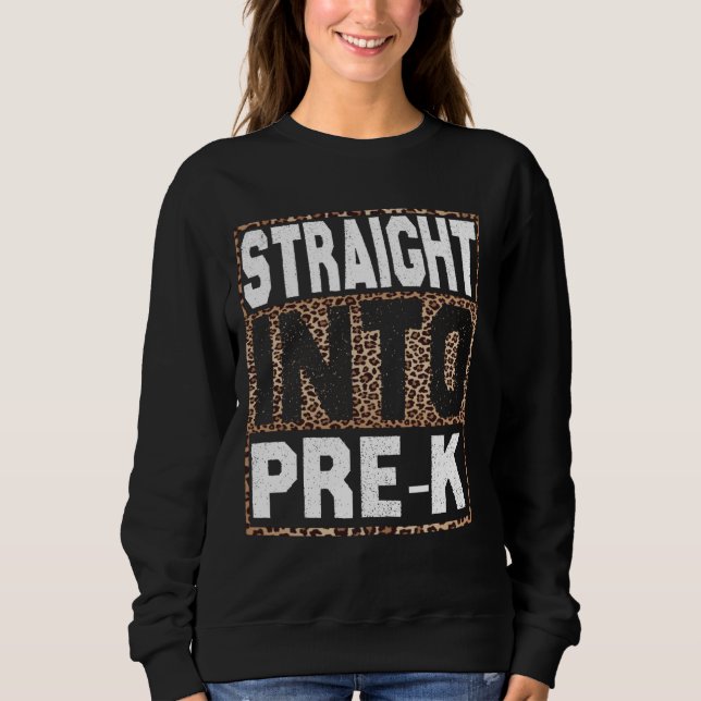 rakt till leopard före Kl-leoparden första dagen i T Shirt (Framsida)
