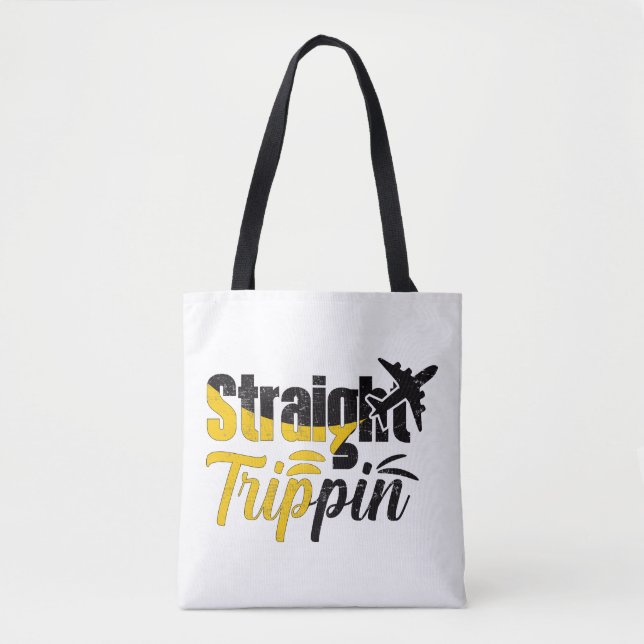 rakt trippande  tygkasse (Framsida)