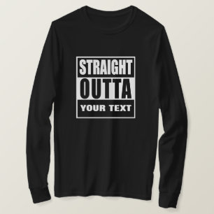 RAKT UT UR [DIN STAD ELLER STAT] ANPASSAD TEE