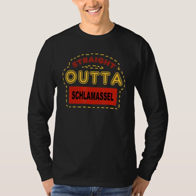 Rakt ut ur Lera fågeldesign T Shirt (Framsida)