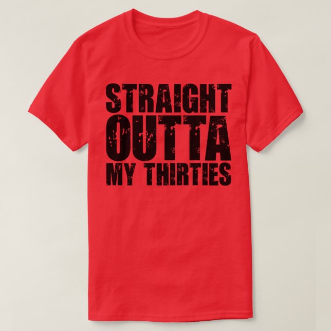 Rakt utanför Mina 30 T Shirt (Design framsida)