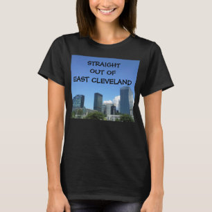 RAKT UTANFÖR ÖSTER CLEVELAND överst T Shirt