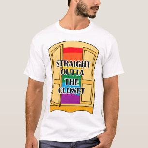 Rakt utanför stängningen t shirt