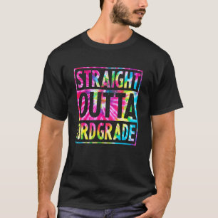 Rakt utanför tredje Klass Tie Dye Underbara Studen T Shirt