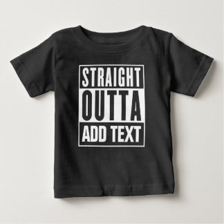Rakt utdrag - lägg till din egen text här t shirt
