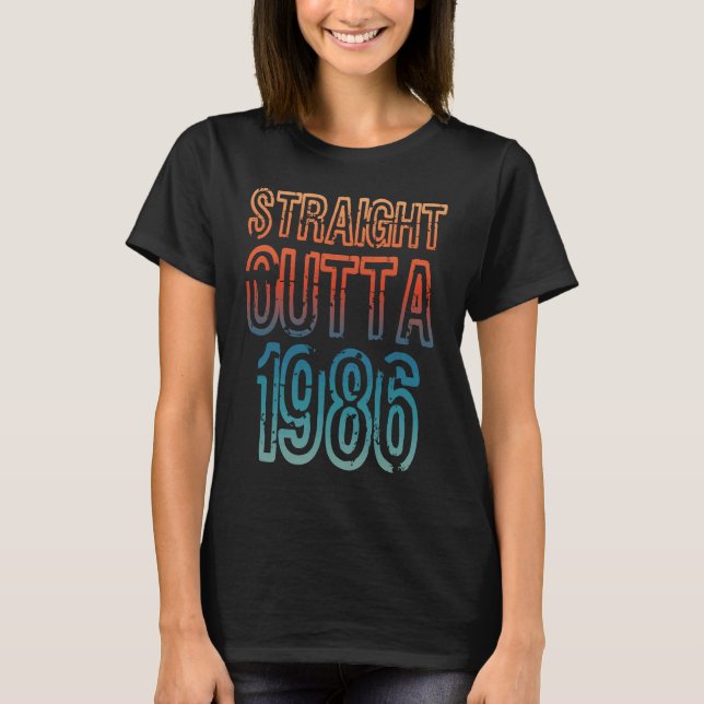 Rakt utfall 1986 t shirt (Framsida)